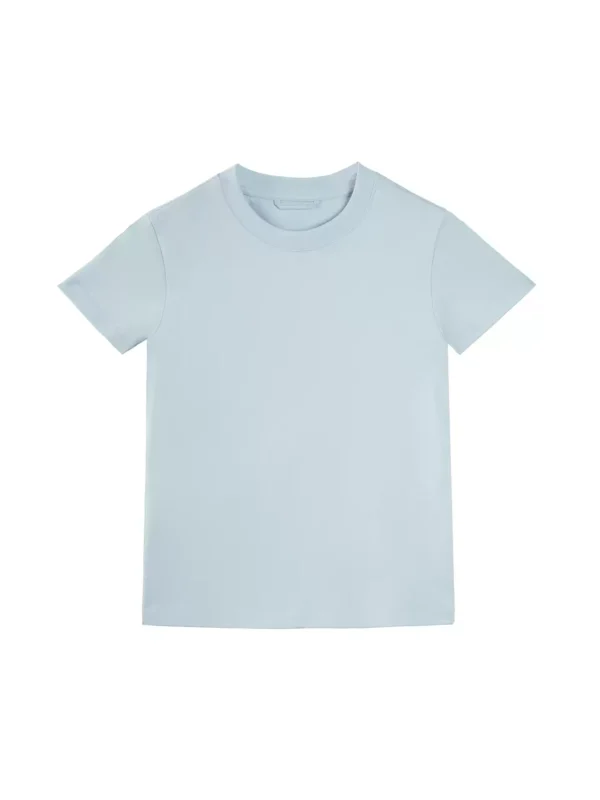 Ladies' round-neck short-sleeved full-shoulder T-shirt
