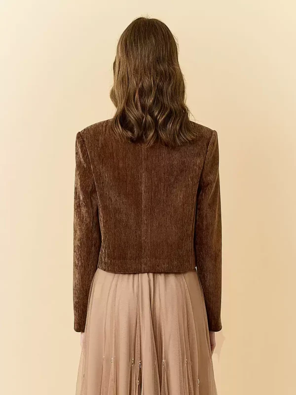 New Chenille short jacket for women
