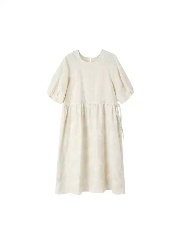 French three-dimensional cut-out dress for women