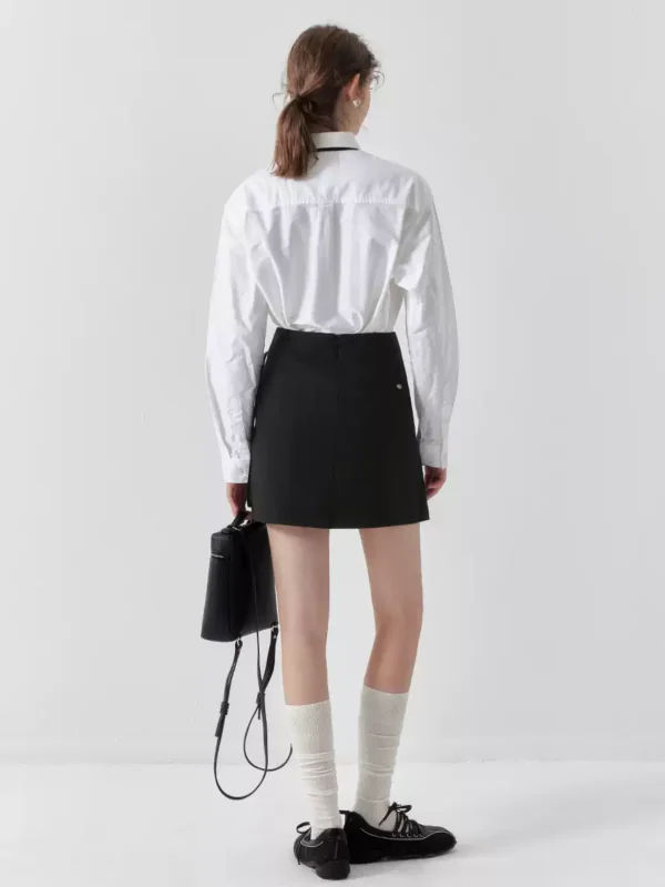 A white shirt made of pure cotton for women