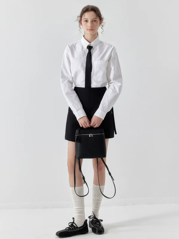 A white shirt made of pure cotton for women