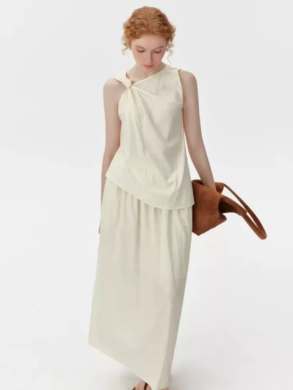 Irregular skirt suit for women