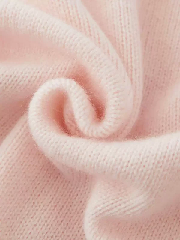 Gentle wool knitted coat, cashmere cardigan