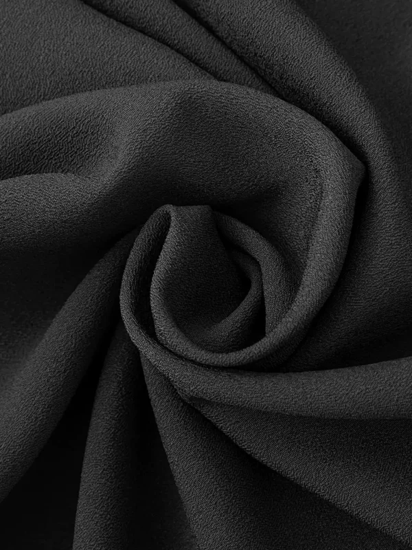 College-style wool pleated A-line skirt - Image 3