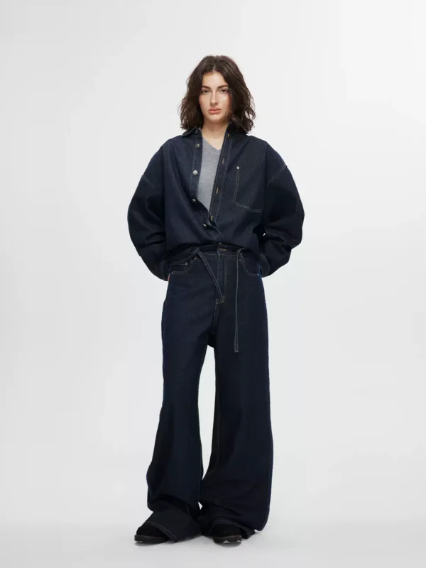 Loose denim jacket for women