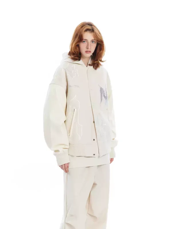 A short white jacket for women - Image 2