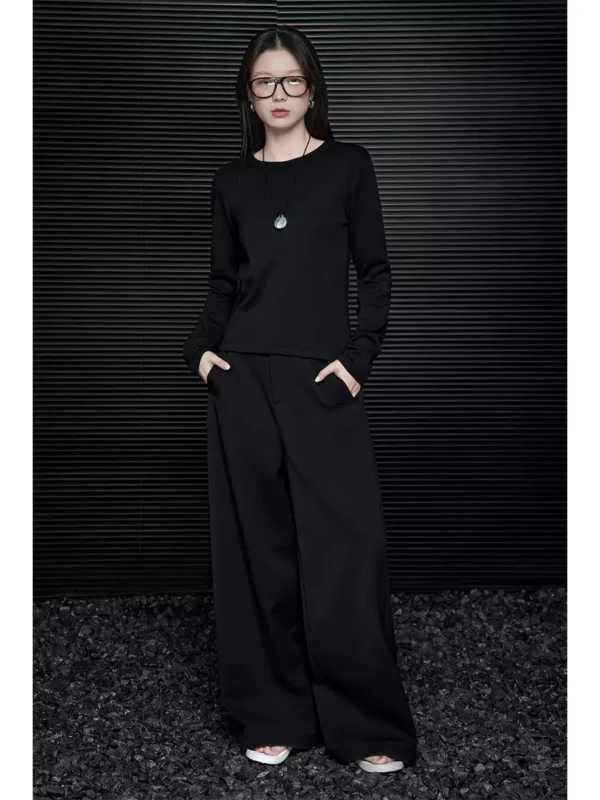 Loose straight-leg slimming dress pants for women - Image 4