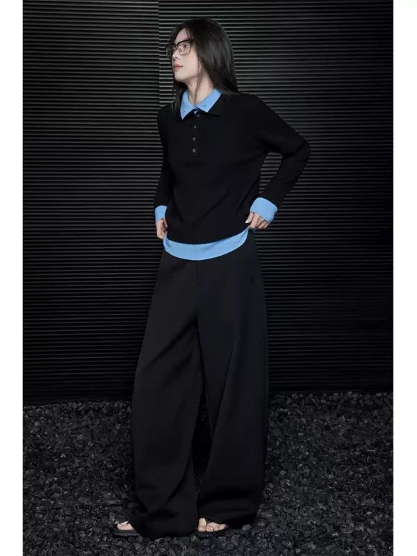 Loose straight-leg slimming dress pants for women - Image 3
