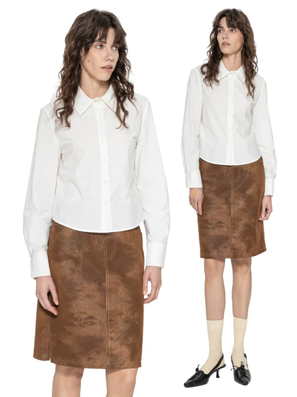 Layering white long-sleeved shirts - Image 3