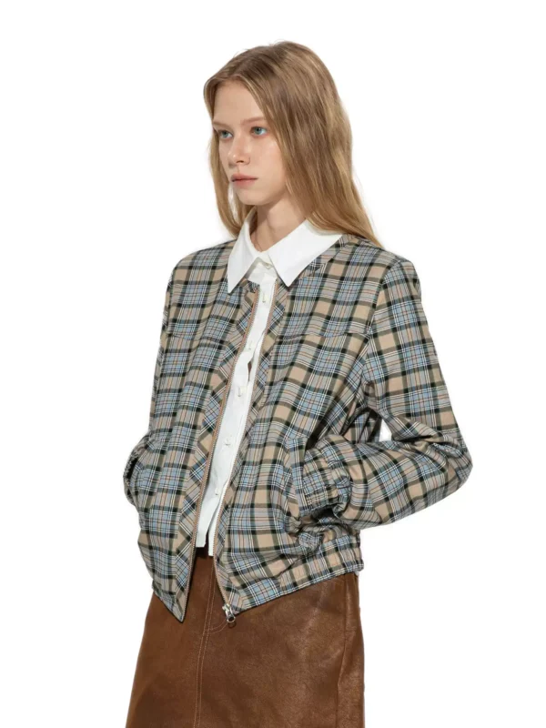 A new retro checkered short jacket - Image 4