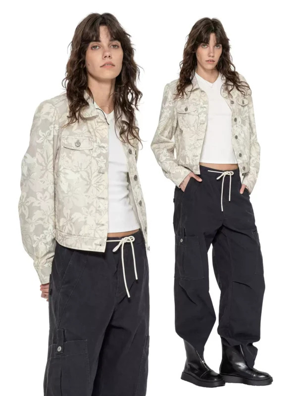 New printed work jacket lapel - Image 4