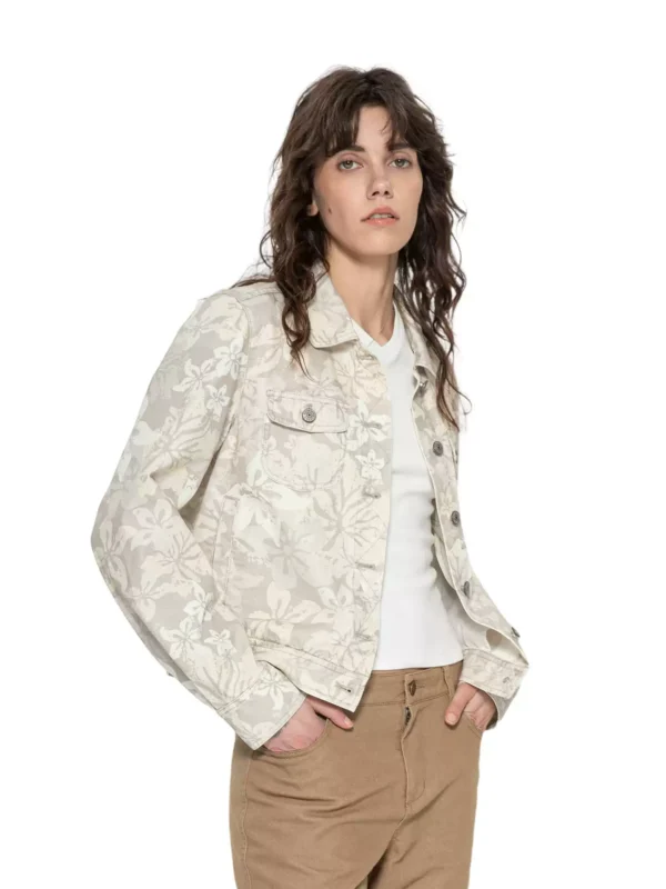 New printed work jacket lapel - Image 2