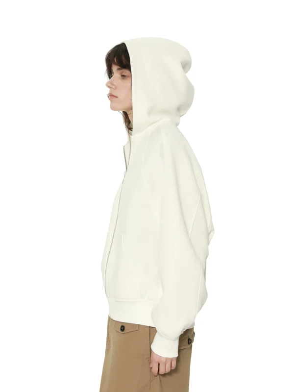 The design sense of the zipper cardigan jacket - Image 2