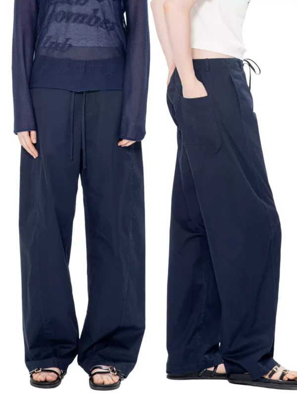 New drawstring sickle pants, scythe pants and casual pants - Image 2
