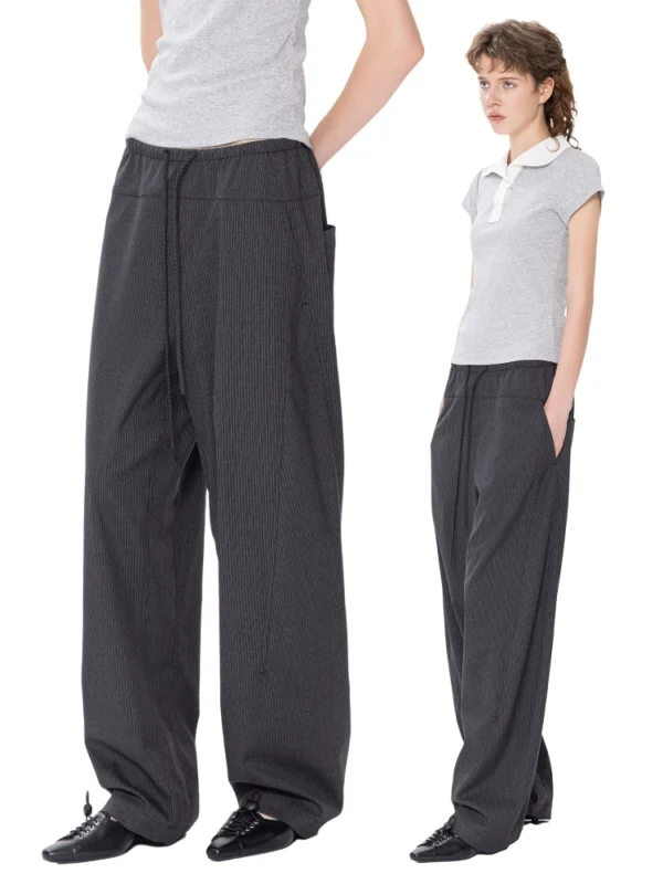 Casual women's striped long trousers - Image 4