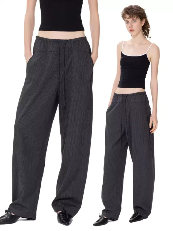 Casual women's striped long trousers - Image 2