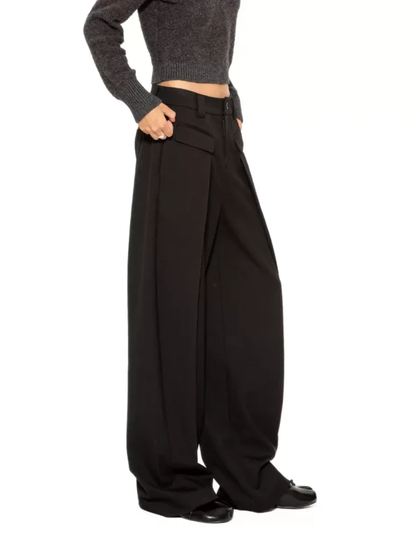 New front pleated suit pants for women - Image 4