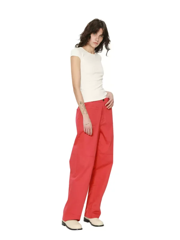 French casual women's straight-leg pants - Image 2