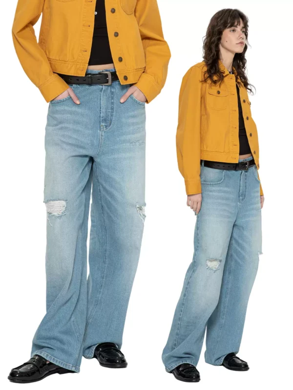 New ripped jeans for women with low waists - Image 3