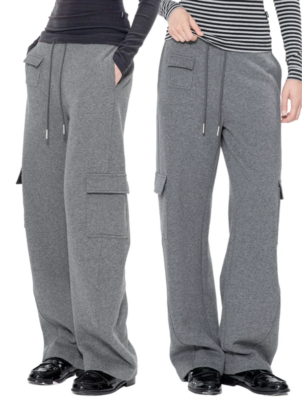 New style sweatpants for women, curved knife pants - Image 3