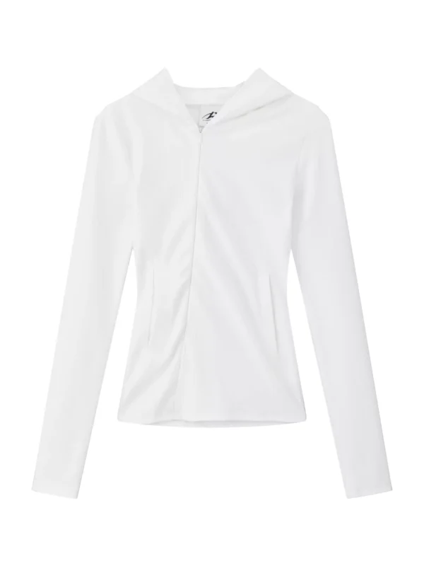 A hooded T-shirt with a striped base - Image 4