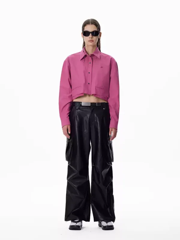 Long-sleeved shirt with a sense of design