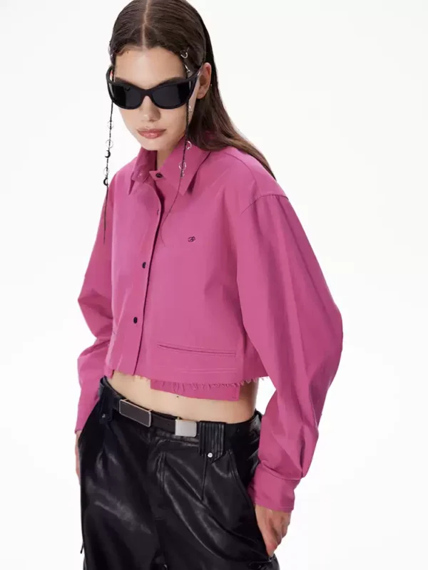 Long-sleeved shirt with a sense of design - Image 4