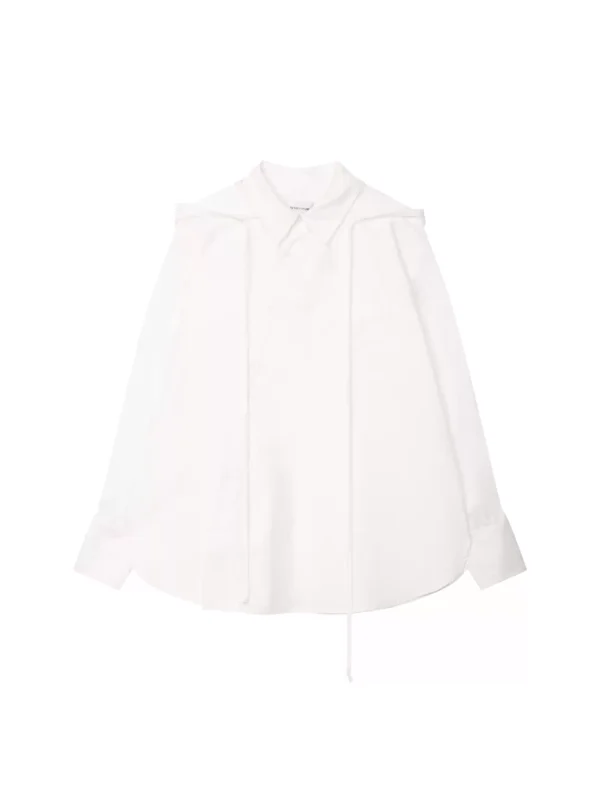Casual shirt women's hooded thin top - Image 4