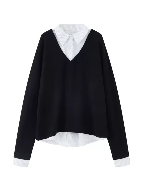 Two Polo neck knitted sweaters with a fake design sense - Image 4