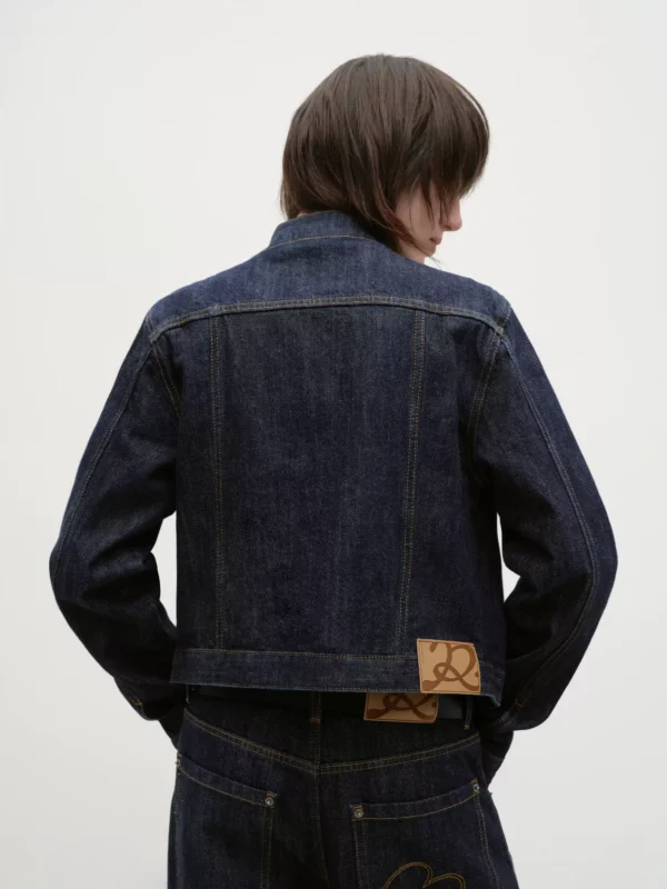 Short workwear denim jacket set - Image 3