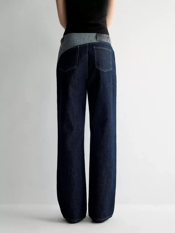 Color-blocking and patchwork jeans - Image 2