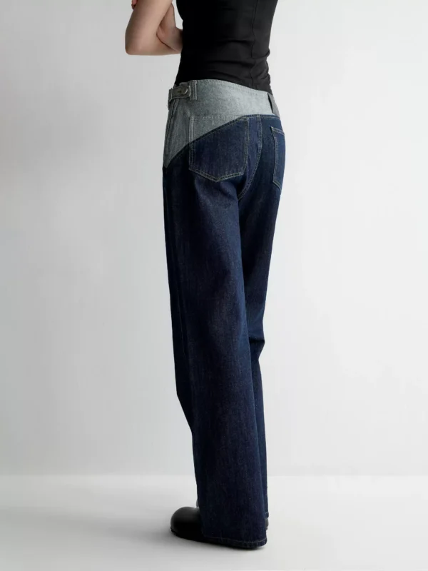 Color-blocking and patchwork jeans - Image 3