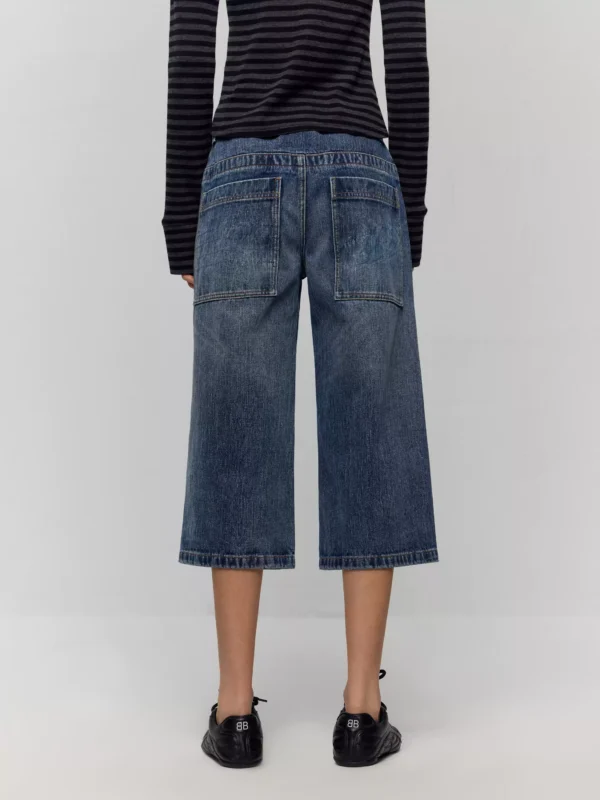 Two pairs of detachable design patchwork jeans - Image 4
