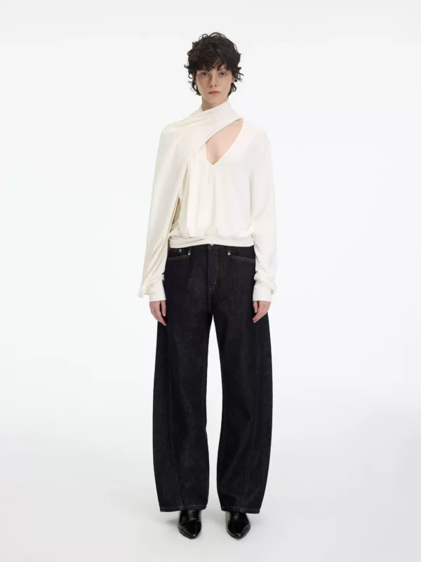 Original cow tape-shaped jeans for women's winter - Image 2