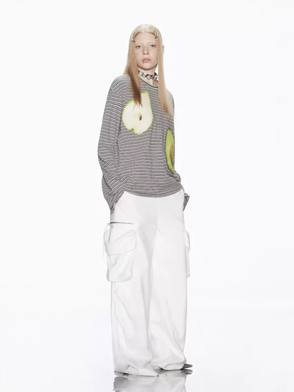 Sport and casual straight-leg wide-leg pants for women - Image 4