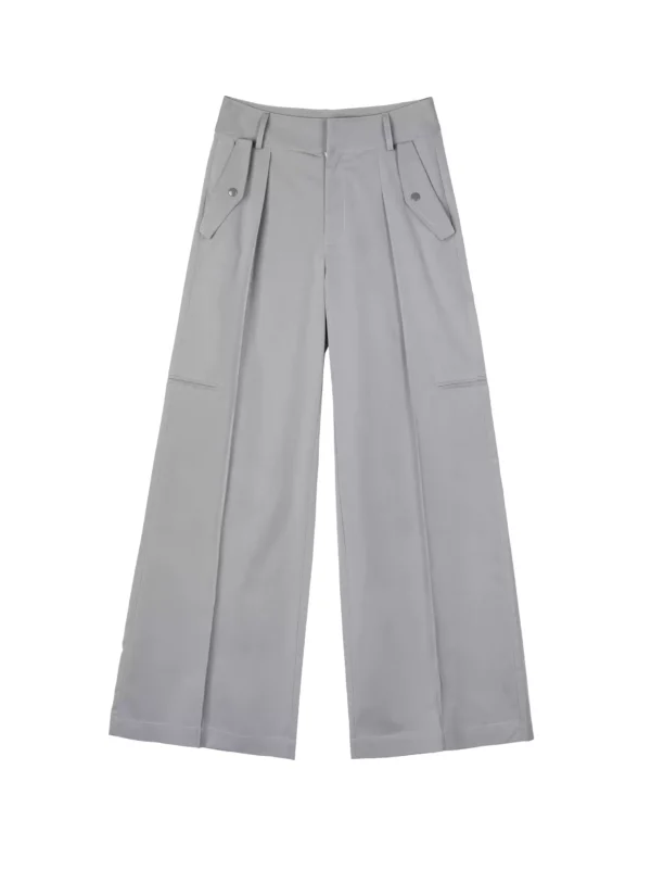 Ice-feel fabric suit pants - Image 4