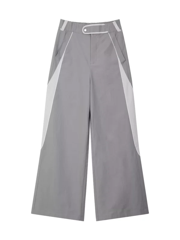 Waist and toe deconstructed design casual pants - Image 4
