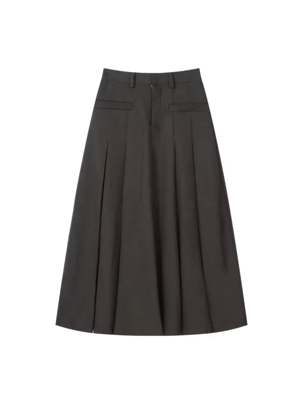 Slimming A-line skirt, thickened suit skirt - Image 2