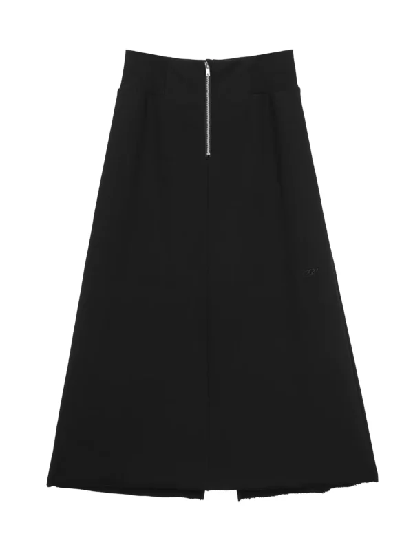 A half-length skirt with a wide hem - Image 4