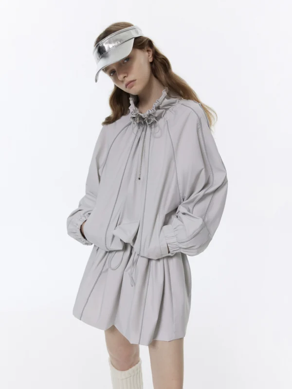 A niche drawstring waist-cinching short skirt - Image 2