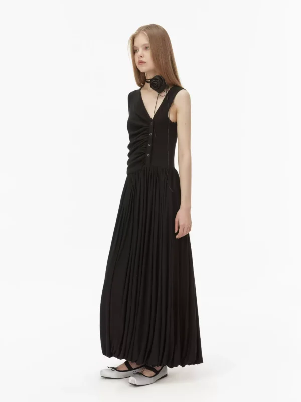 French high-end backless dress for women - Image 2