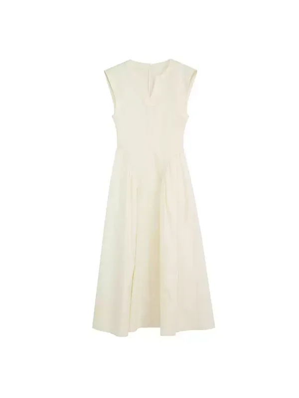 A sleeveless, cinched waist, niche and high-end dress - Image 4
