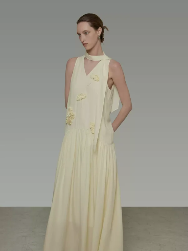 A design sense ribbon vest dress for women - Image 2