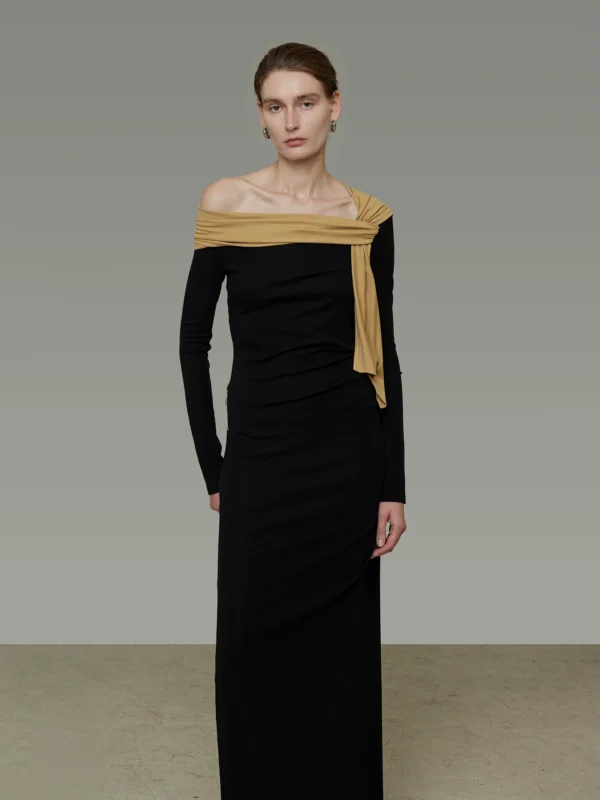 A slimming and elegant long dress - Image 2