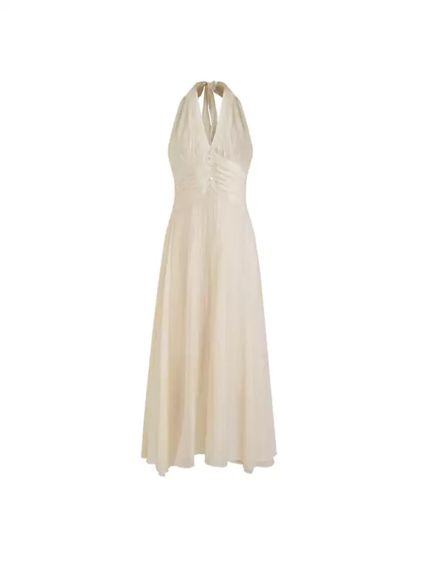 New sleeveless off-the-shoulder vacation-style long dress - Image 2