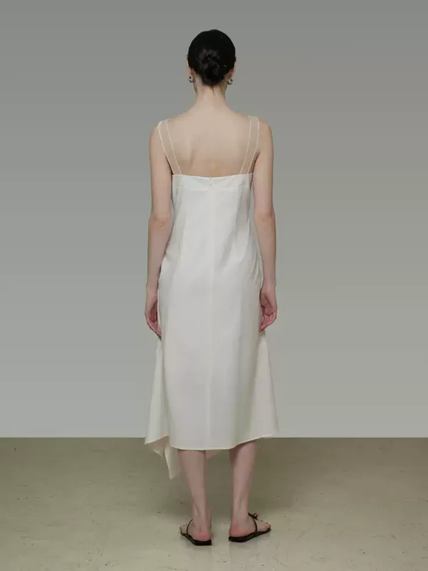 French irregularly hemmed halter dress - Image 4