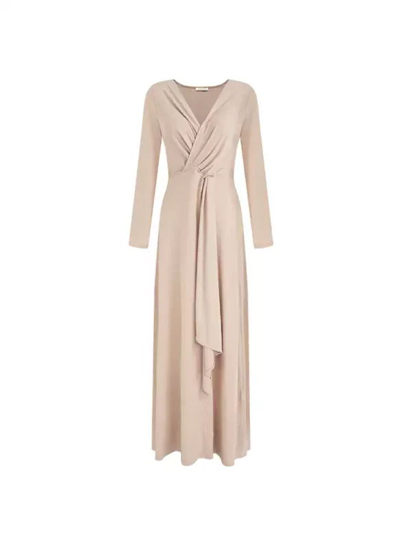 Waist-cinching and figure-hugging long dress - Image 4