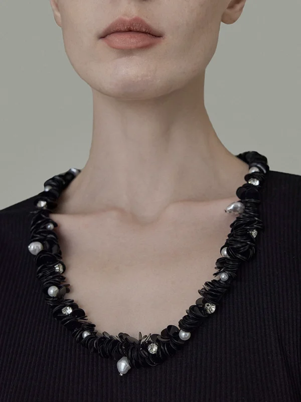 Handcrafted diamond A-line dress - Image 3