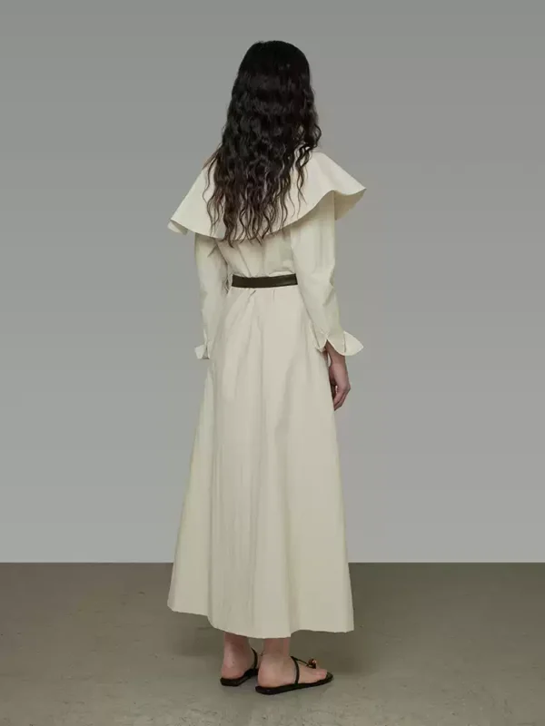Asymmetric shirt-style dress - Image 3